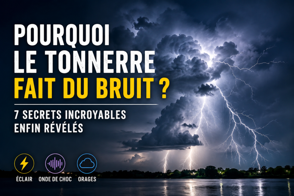 pourquoi le tonnerre fait du bruit